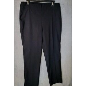 Chico's Women's Stretch Dress Pull-On Straight Leg Ankle Pants Sz 6R (0.5)